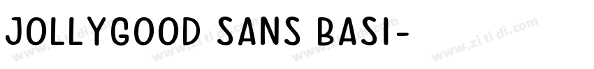 JollyGood Sans Basi字体转换